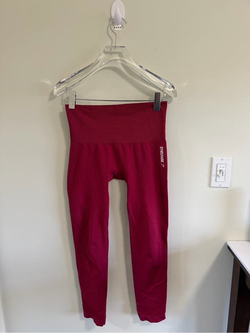 Gymshark Energy Seamless High-Rise Leggings - Burgundy